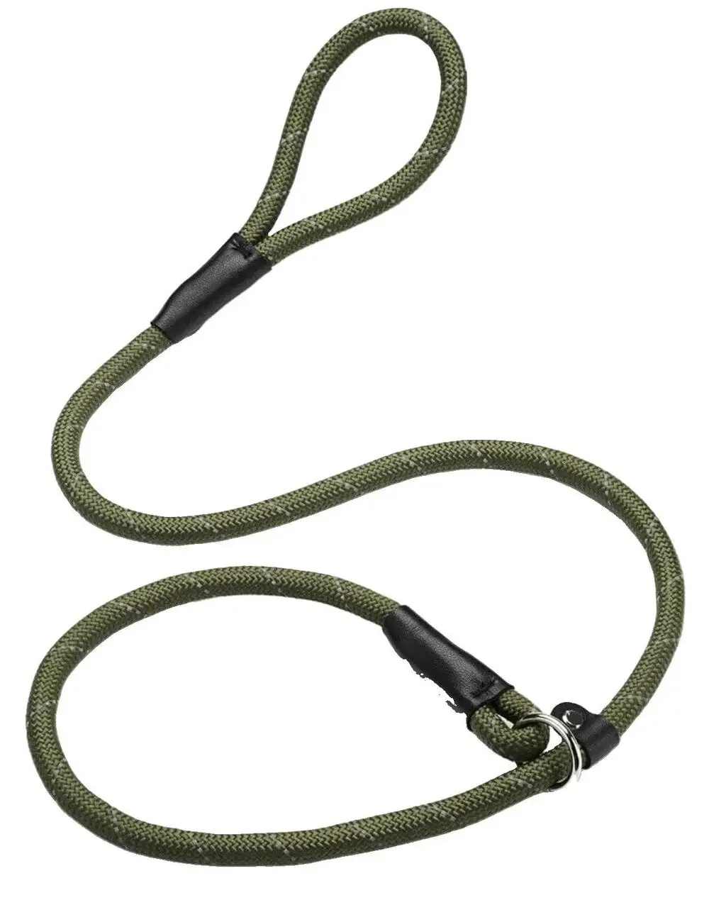 PUUFUU Reflective Slip Lead Dog Leash 6FT x 1/2” Green Heavy Duty Large Dogs